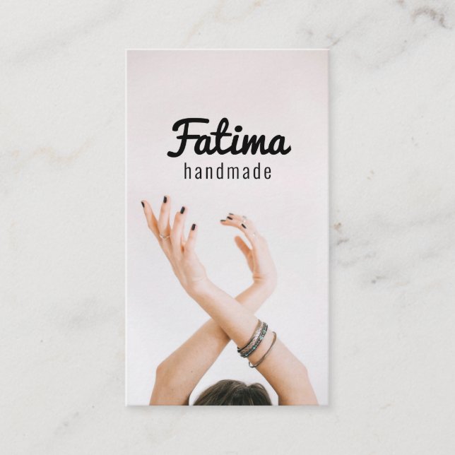 Schmuck Handmade Shop Shop Visitenkarte (Vorderseite)