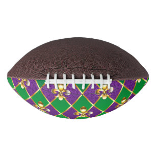 Schmuck Hintergrund Mardi Gras Football