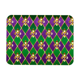 Schmuck Hintergrund Mardi Gras Magnet