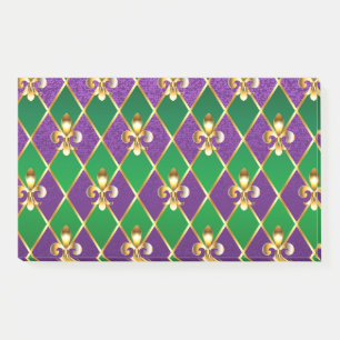 Schmuck Hintergrund Mardi Gras Post-it Klebezettel