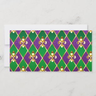 Schmuck Hintergrund Mardi Gras Save The Date