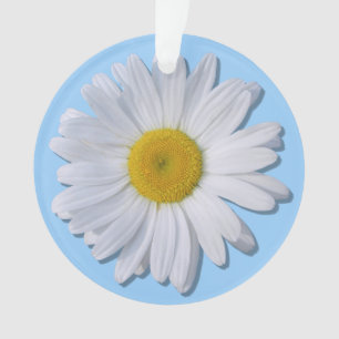 Schmuck - Pendant - New Daisy on Blue Ornament