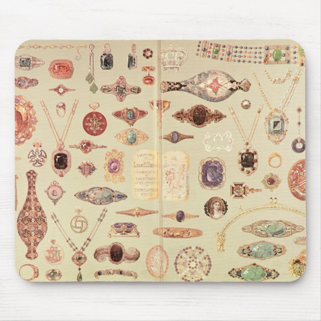 Schmuck vom "Tiffany-Katalog", 1890 Mousepad (Vorne)