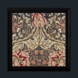 Schmuckbox - William Morris Floral Art Nouveau Erinnerungskiste<br><div class="desc">Schöne Schmuckbox mit einem William Morris Blumenmuster auf dem Deckel aus der Zeit der Kunst und des Handwerks.</div>