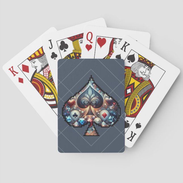 Schmuckdesign Spielkarten (Rückseite)