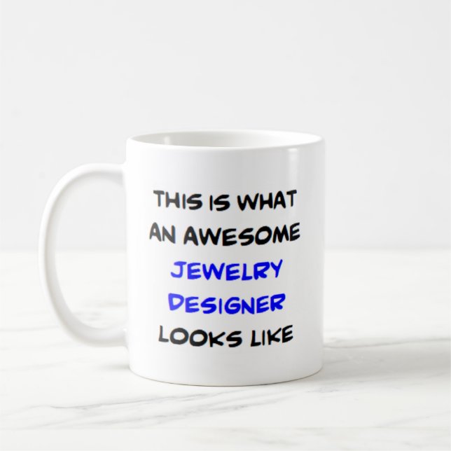 Schmuckdesigner, phantastisch kaffeetasse (Links)