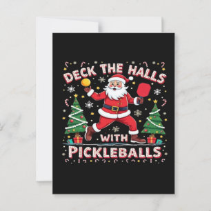 Schmücke die Halle mit Pickleballs  Postkarte