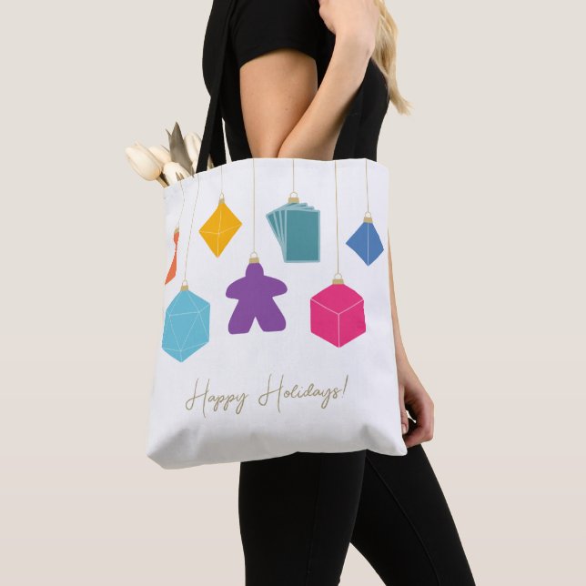 Schmücken Sie den Baum mit dem Brettspiel-Totebag (Von Nahem)