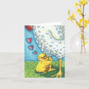 SCHMUCKEN SIE IHR MOMMA, BABY CHICK LIEBEN MUTTER KARTE