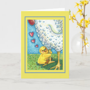 SCHMUCKEN SIE IHR MOMMA, BABY CHICK LIEBEN MUTTER KARTE