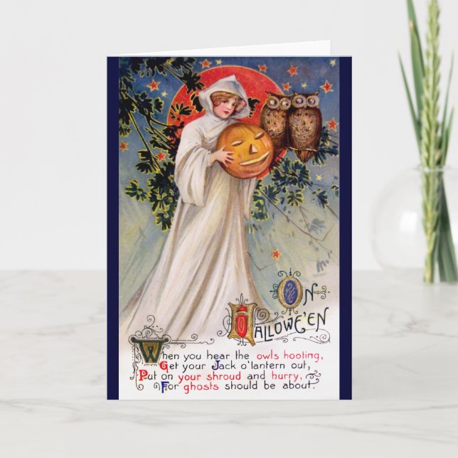 Schmucker: Auf Halloween Karte (Vorderseite)