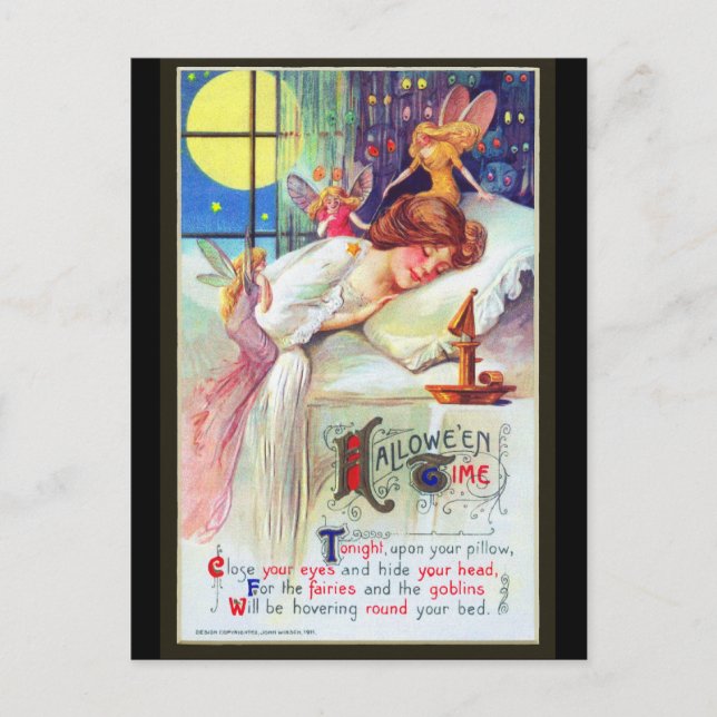 Schmucker: Halloween Postkarte (Vorderseite)