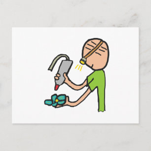 Schmuckherstellung Postkarte