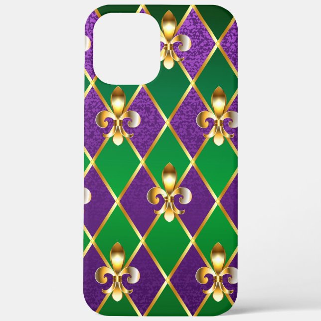Schmuckhintergrund Mardi Gras Case-Mate iPhone Hülle (Rückseite)