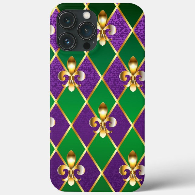 Schmuckhintergrund Mardi Gras Case-Mate iPhone Hülle (Rückseite)
