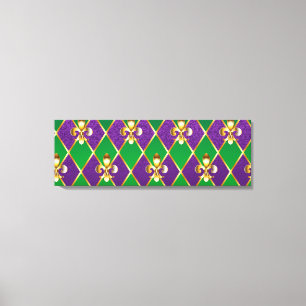 Schmuckhintergrund Mardi Gras Leinwanddruck