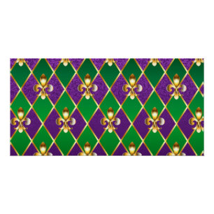 Schmuckhintergrund Mardi Gras Poster