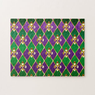 Schmuckhintergrund Mardi Gras Puzzle