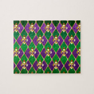 Schmuckhintergrund Mardi Gras Puzzle