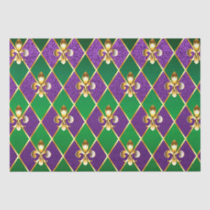 Schmuckhintergrund Mardi Gras Seidenpapier