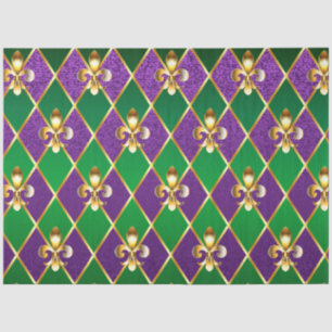 Schmuckhintergrund Mardi Gras Seidenpapier