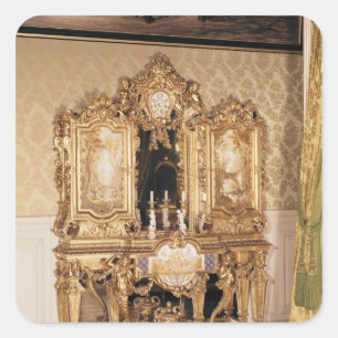 Schmuckkabinett Quadratischer Aufkleber