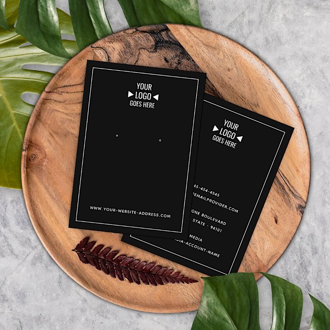 Schmuckkarte für das einfache Custom Store-Logo Visitenkarte (Von Creator hochgeladen)