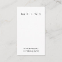 Schmuckkarte für das Set Earring & Necklace