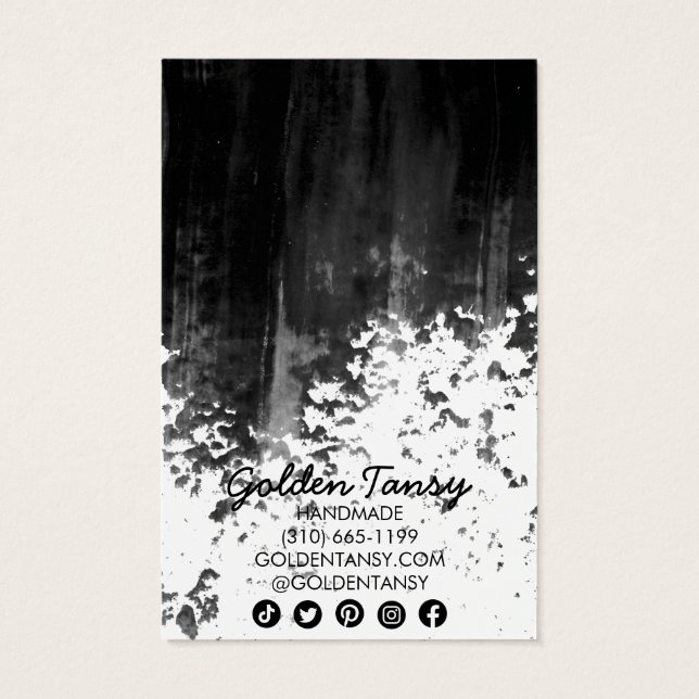 Schmuckkarte für den Schmuckzug Paint Stripe Earri (Rückseite)