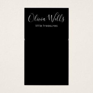 Schmuckkarte mit schwarzem Ohr