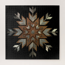 Schmuckkasten Tigerwood mit geätztem Stahl