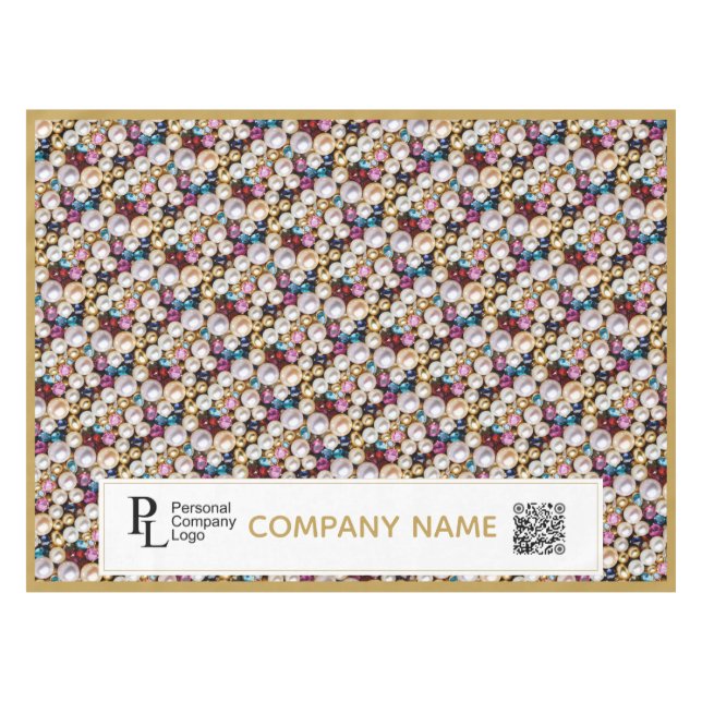 Schmuckmarkt Verkaufsfördernde Kunsthandwerk Perle Tischdecke (Vorderseite (Horizontal))