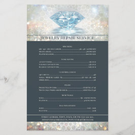Schmuckreparaturpreisliste Sparkling Diamant Flyer