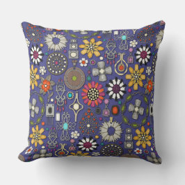 Schmuckschätze violett blau kissen