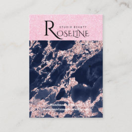 Schmuckschmuck-Display für den Glitzer von Navy Visitenkarte