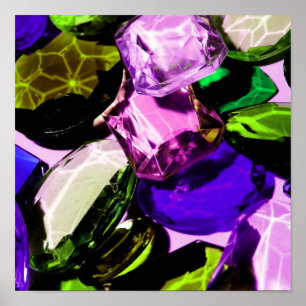 Schmucksteine Poster