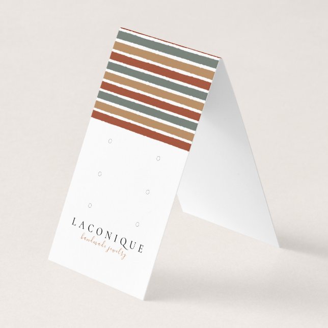 Schmuckstück | ABSTRAKT | Modern Visitenkarten (Vorderseite)