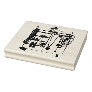 Schmuckstück Rack Rubber Art Briefmarke Gummistempel