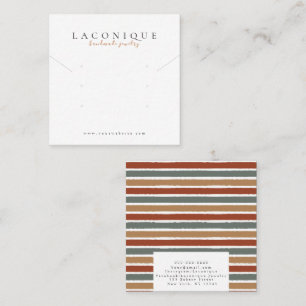 Schmuckstück SchmuckEarring Modern Quadratische Visitenkarte