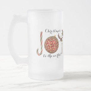 Schmuckstücke aus Joy word Art Mattglas Bierglas