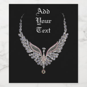 Schmuckweinetikett Weinetikett