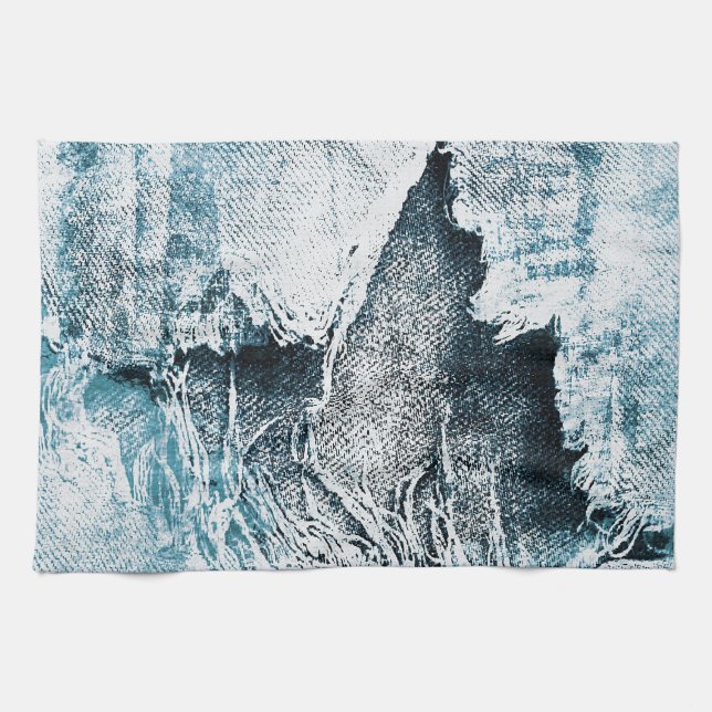 schmuddelige Jeans Geschirrtuch (Horizontal)