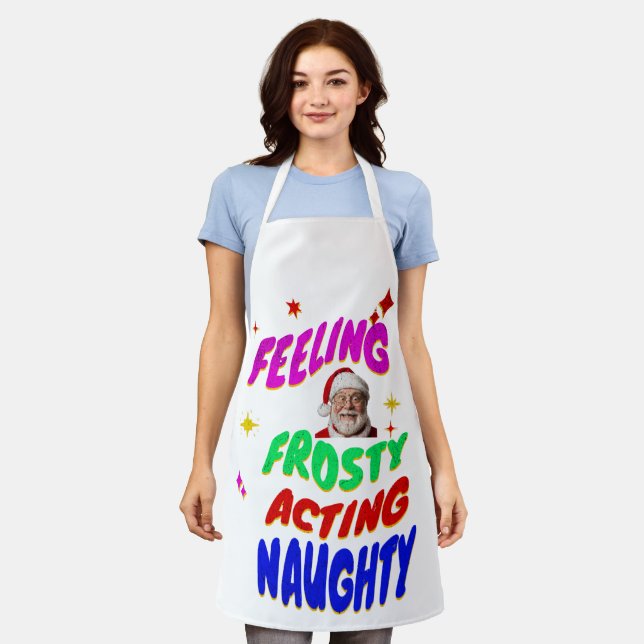 Schmuddliger lustiger Weihnachtsmann Schürze (Getragen)