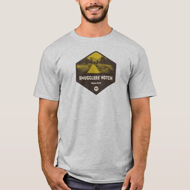 Schmuggler-Notch-Staat Park Vermont T-Shirt (Vorderseite)