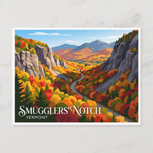Schmugglerkerbe Stowe Vermont Postkarte