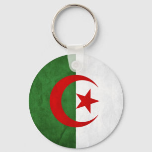 Schmutz-Algerien-Staatsflagge Schlüsselanhänger