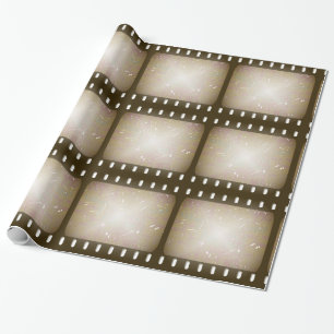Schmutz-alter verkratzter Film Geschenkpapier