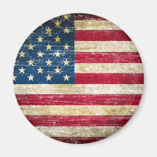 Schmutz-amerikanische Flagge Magnet