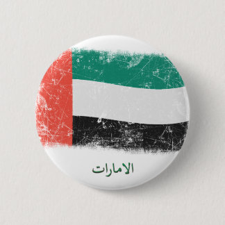 Schmutz-Arabische Emirate-Flagge Button