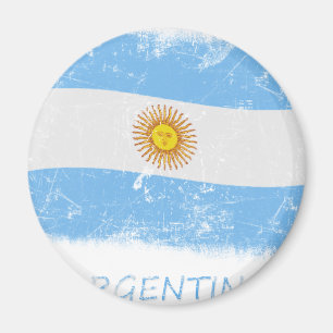 Schmutz-Argentinien-Flagge Magnet